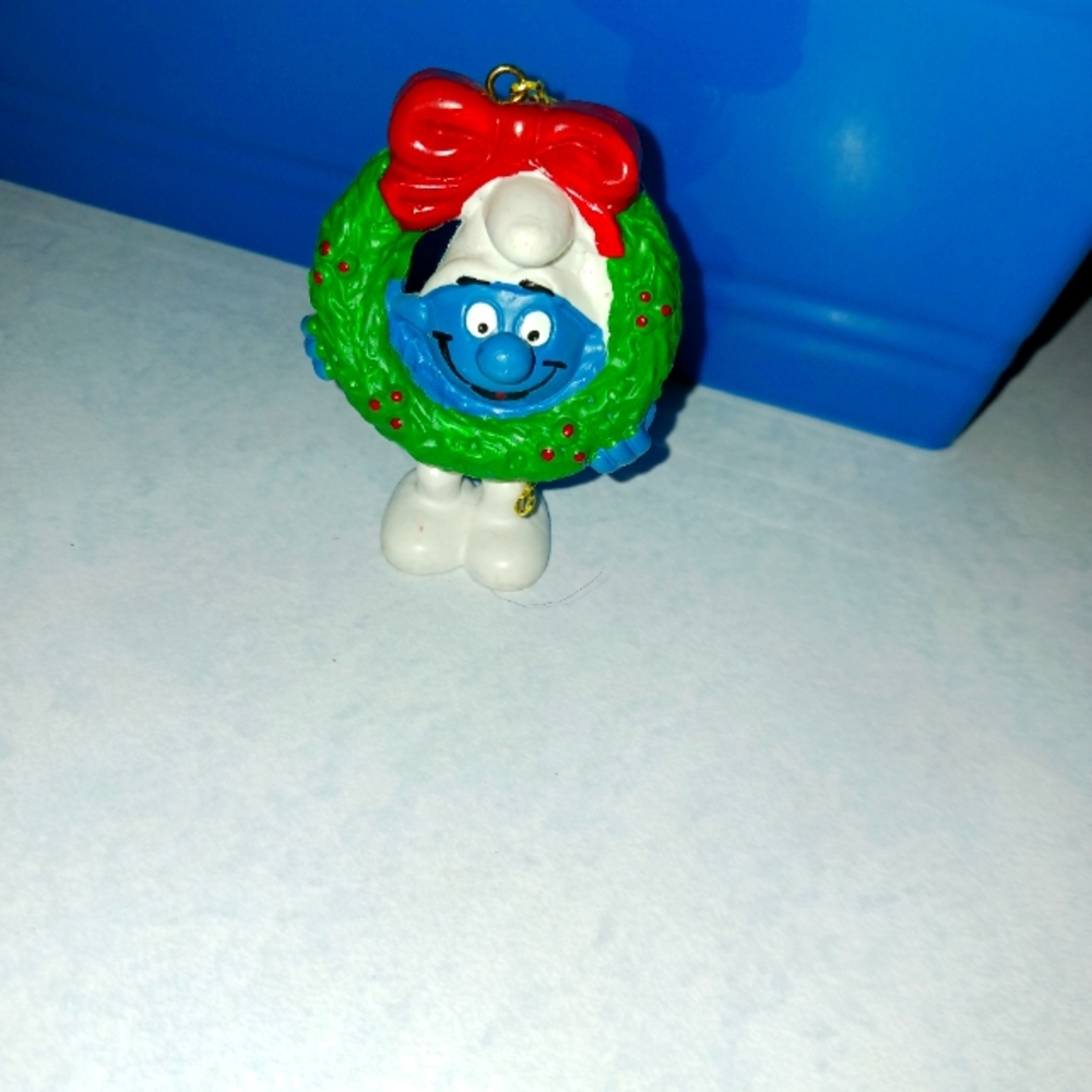 Very Rare Vintage Smurf Ornament